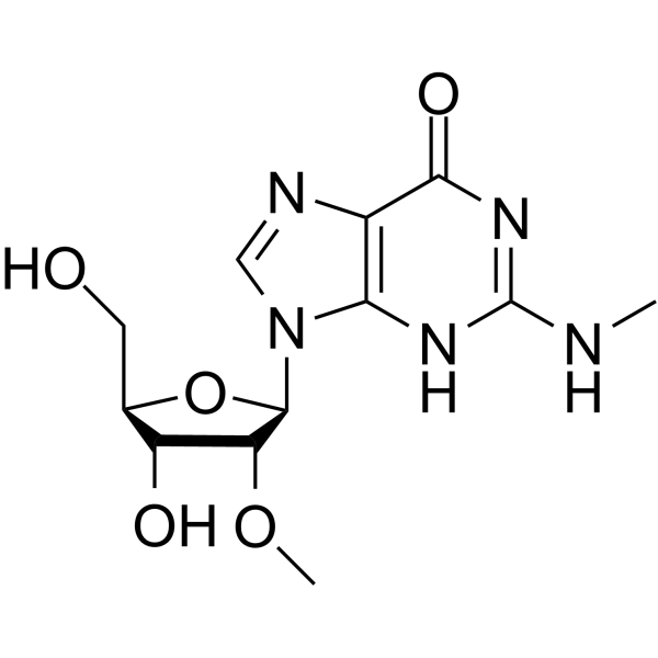 N2,2'-O-Dimethylguanosine Chemical Structure