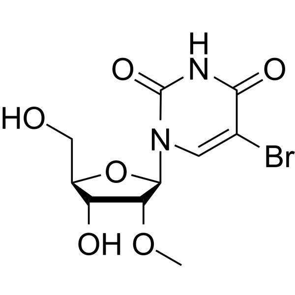 5-Bromo-2'-O-methyluridine Chemical Structure