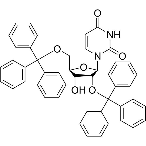 2',5'-Bis-O-(triphenylMethyl)uridine Chemical Structure