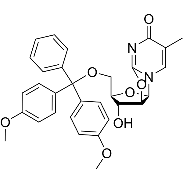 5'-DMTr-2,2'-anhydrothymidine Chemical Structure