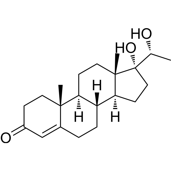 17α,20β-Dihydroxy-4-pregnen-3-one Chemical Structure