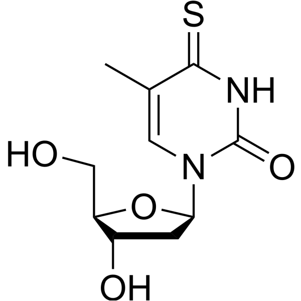 4-Thiothymidine Chemical Structure