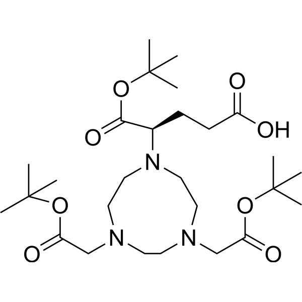 (R)-NODAGA-tris(t-Bu ester) Chemical Structure