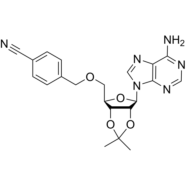 5′-O-[(4-Cyanophenyl)methyl]-2′,3′-O-(1-methylethylidene)adenosine