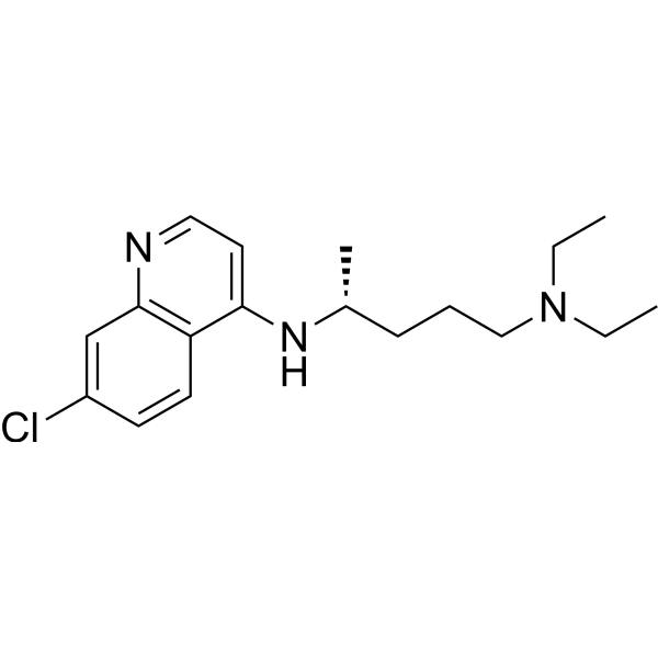 (-)-Chloroquine Chemical Structure