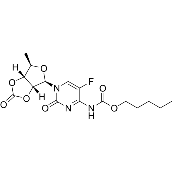 Capecitabine-2',3'-cyclic carbonate Chemical Structure