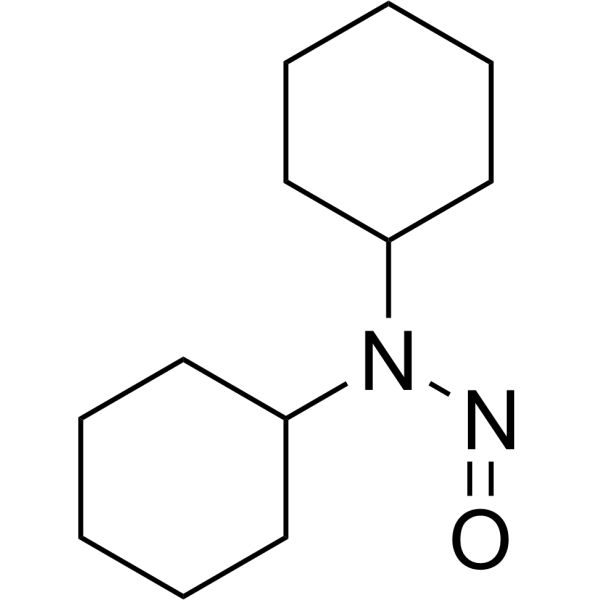 N-Nitrosodicyclohexylamine Chemical Structure