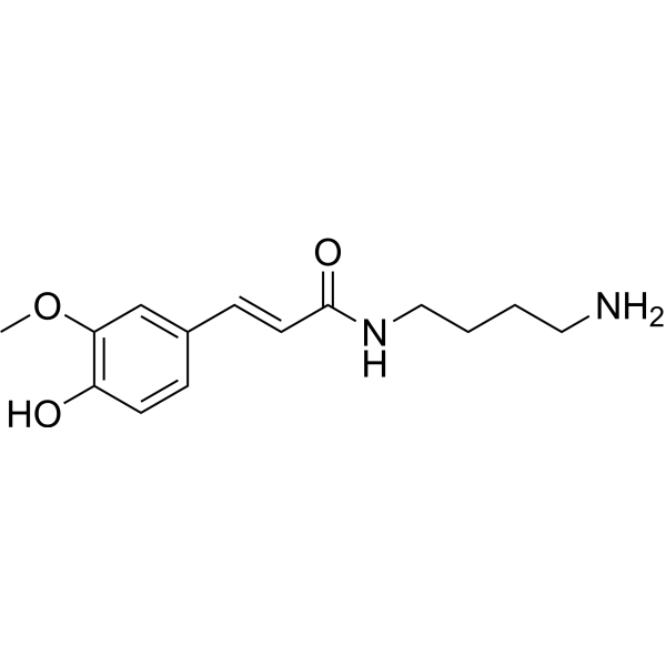 N-trans-Feruloylputrescine Chemical Structure