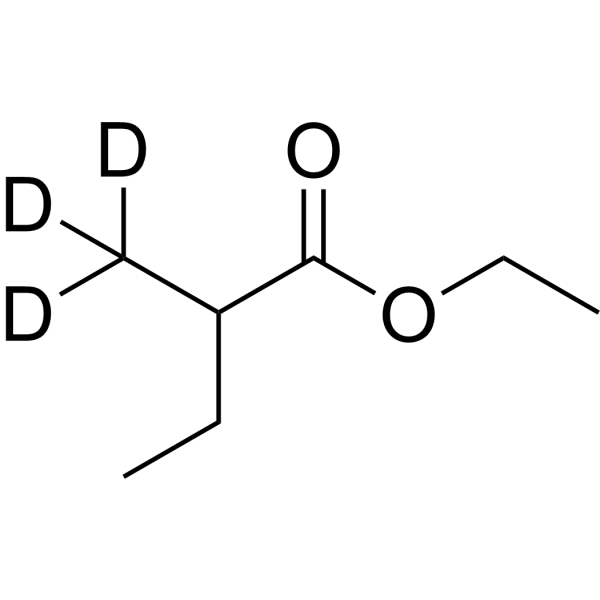 Ethyl 2-(methyl-d3)butanoate Chemical Structure