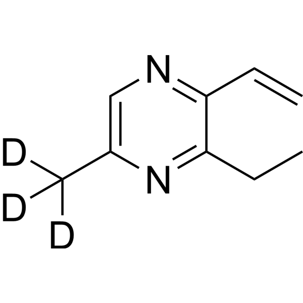 3-Ethyl-5-methyl-2-vinylpyrazine-d<sub>3</sub> Chemical Structure