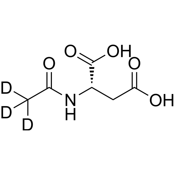 N-Acetyl-L-aspartic acid-d<sub>3</sub>-1 Chemical Structure