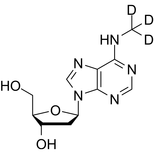 <em>N</em>-6-Methyl-2-deoxyadenosine-d3