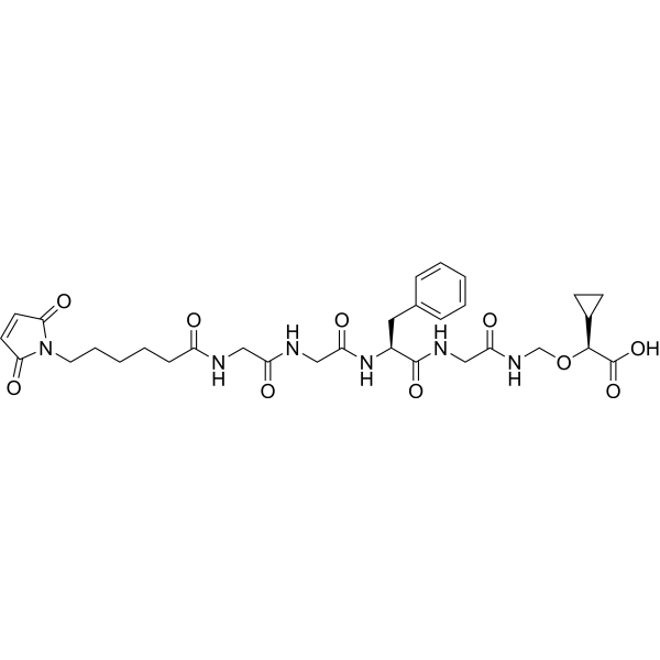MC-GGFG-NH-CH2-O-CH2-(<em>s</em>-cyclopropane)-COOH