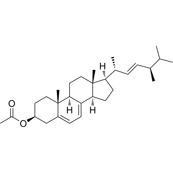 Ergosterol acetate Chemical Structure