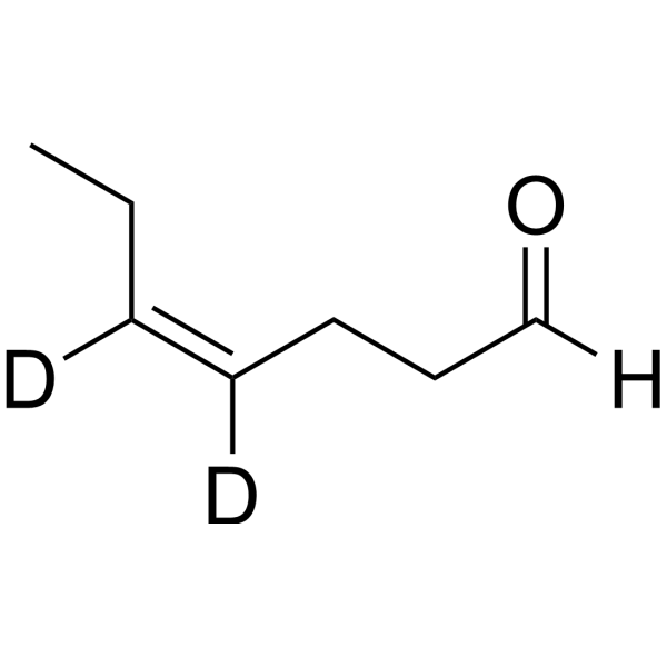 cis-4-Heptenal-D2 Chemical Structure