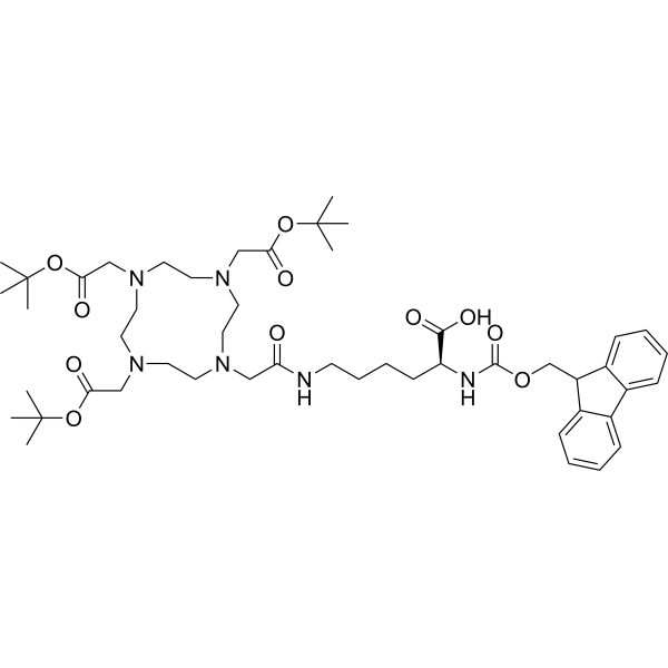 Fmoc-<em>L</em>-Lys-mono-amide-DOTA-<em>tris</em>(t-Bu ester)
