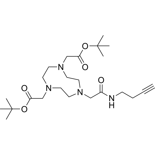 NO2A-Butyne-bis(t-Butyl ester) Chemical Structure
