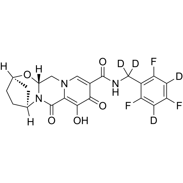 Bictegravir-d<sub>4</sub> Chemical Structure