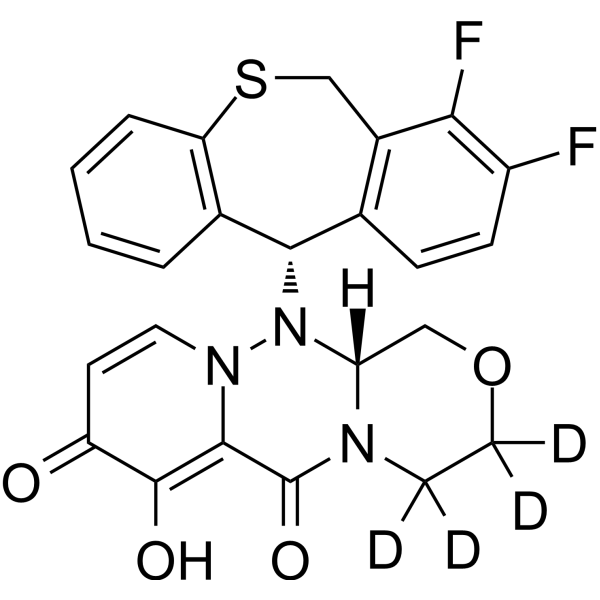 Baloxavir-d<sub>4</sub> Chemical Structure