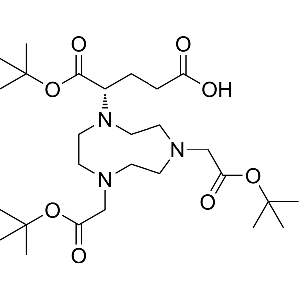 (S)-NODAGA-tris(t-Bu ester) Chemical Structure