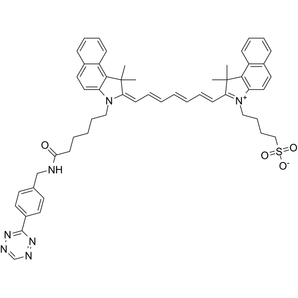 ICG-Tetrazine Chemical Structure