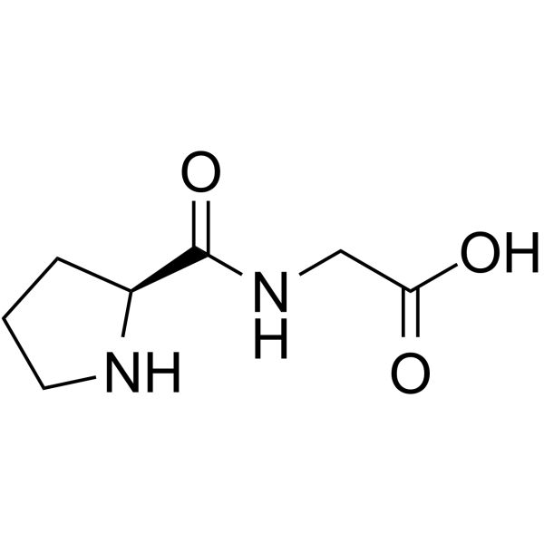 L-Prolylglycine Chemical Structure