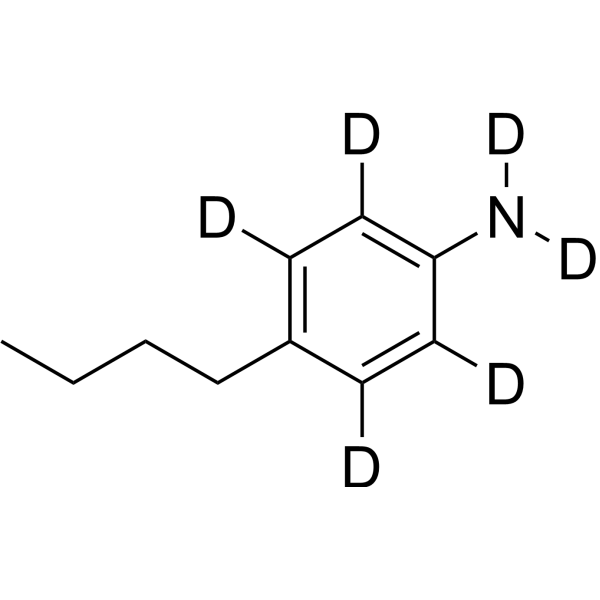 4-Butylaniline-d<sub>6</sub> Chemical Structure