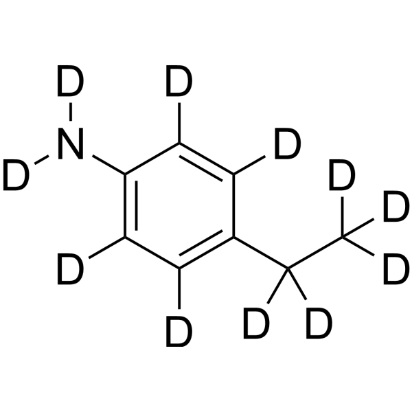 4-Ethylaniline-d<sub>11</sub> Chemical Structure