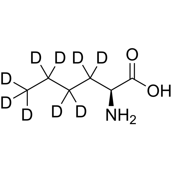 L-Norleucine-d<sub>9</sub> Chemical Structure