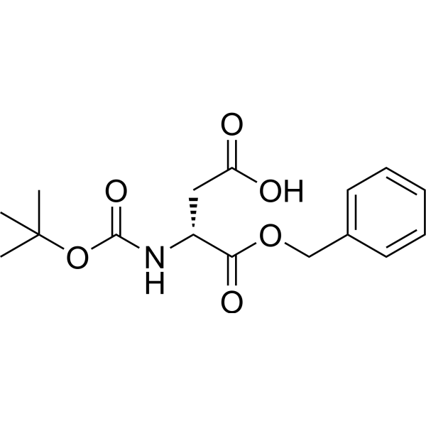 Boc-D-Asp-OBzl Chemical Structure