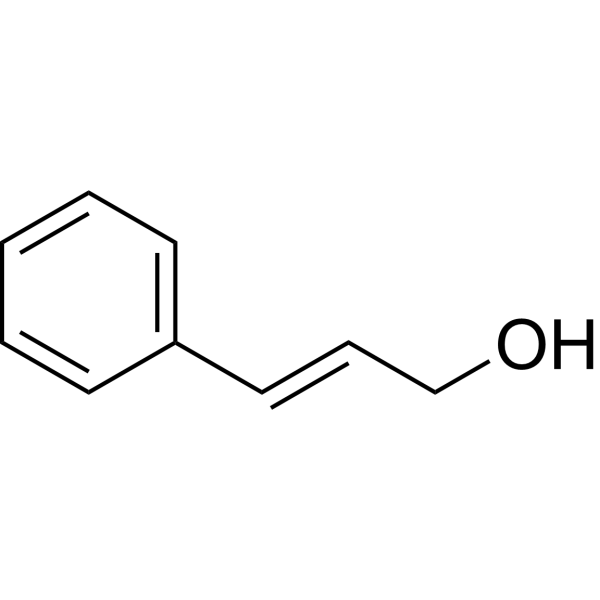 Cinnamyl Alcohol Chemical Structure
