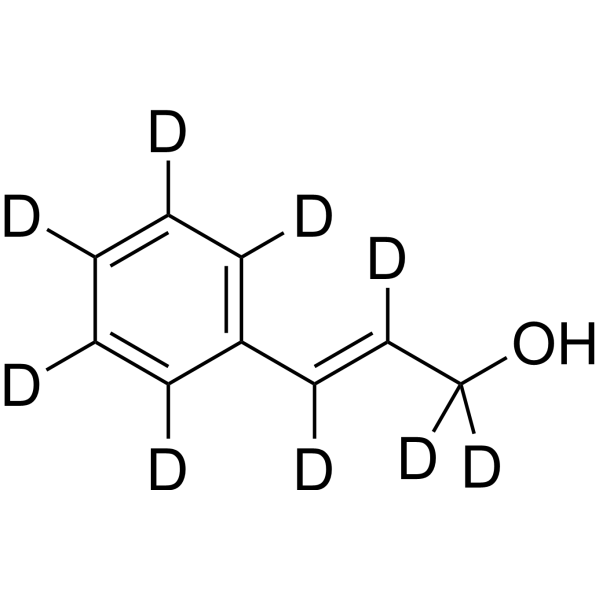Cinnamyl Alcohol-d<sub>9</sub> Chemical Structure