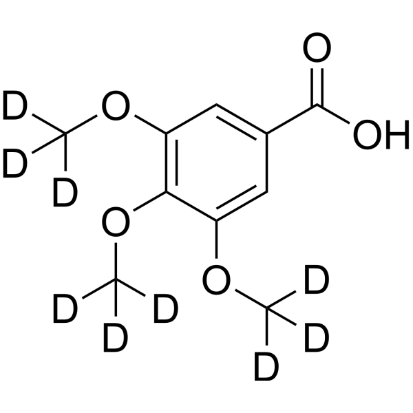 3,4,5-Trimethoxybenzoic acid-d<sub>3</sub> Chemical Structure