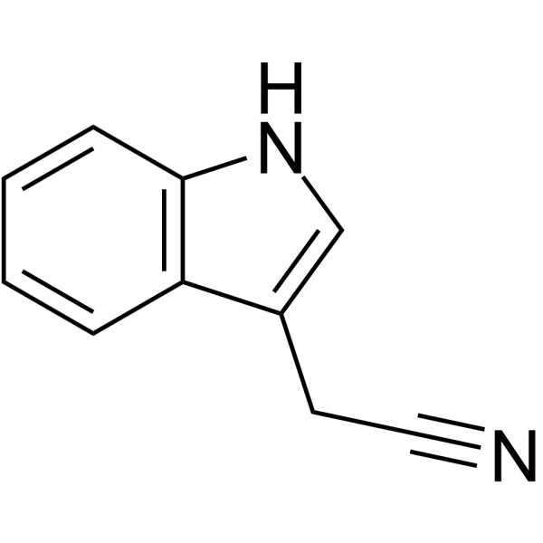 3-Indoleacetonitrile Chemical Structure