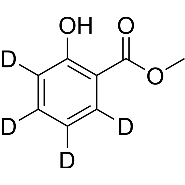 Methyl Salicylate-d<sub>4</sub> Chemical Structure