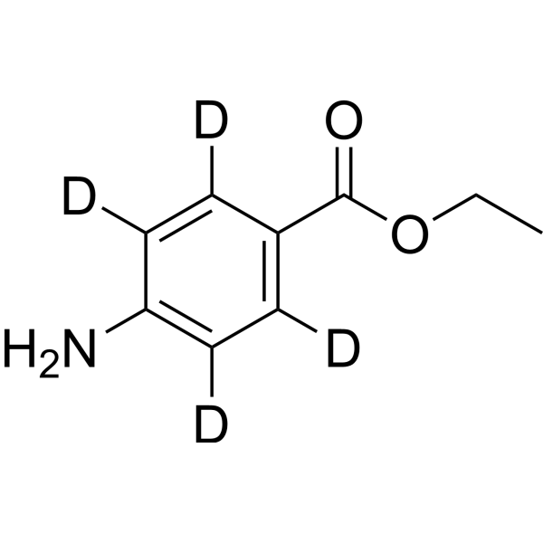 Benzocaine-d<sub>4</sub> Chemical Structure