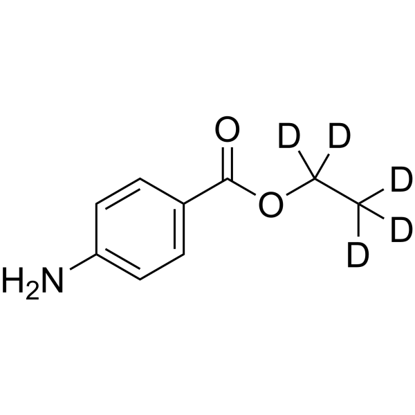 Benzocaine-(ethyl-d<sub>5</sub>) Chemical Structure