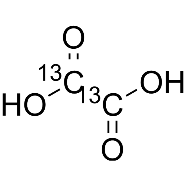 Oxalic acid-<sup>13</sup>C<sub>2</sub> Chemical Structure