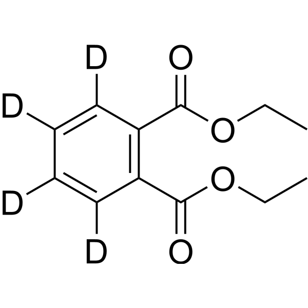 Diethyl phthalate-d<sub>4</sub> Chemical Structure