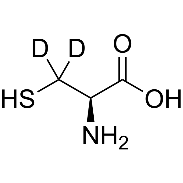 L-Cysteine-d<sub>2</sub> Chemical Structure