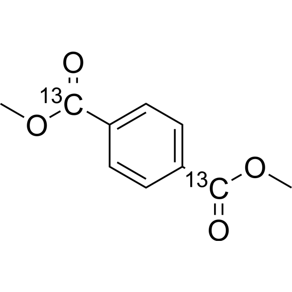 Dimethyl terephthalate-<sup>13</sup>C<sub>2</sub>-1 Chemical Structure