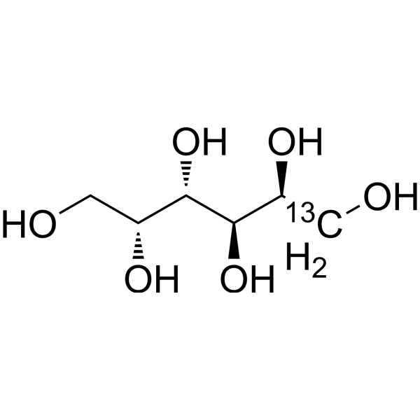 Dulcite-<sup>13</sup>C Chemical Structure