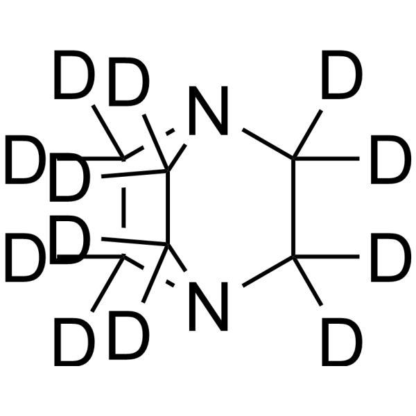 1,4-Diazabicyclo[2.2.2]octane-d<sub>12</sub> Chemical Structure