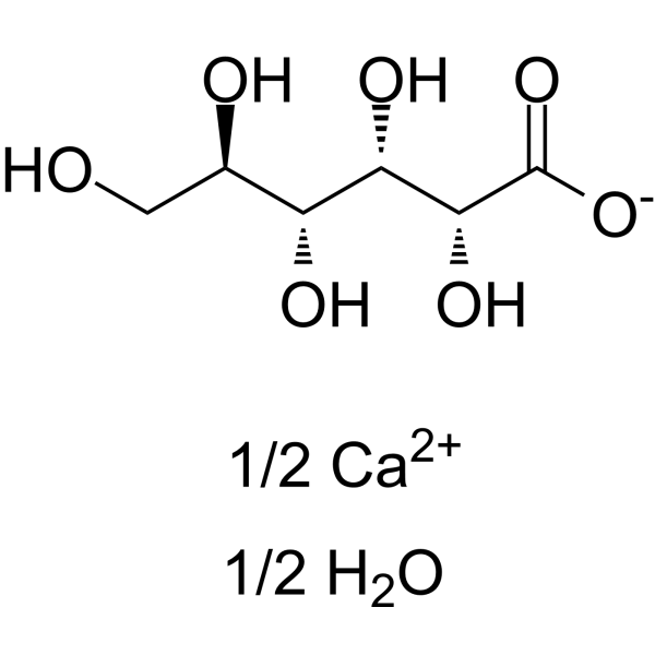 D-Gluconic acid calcium hydrate Chemical Structure