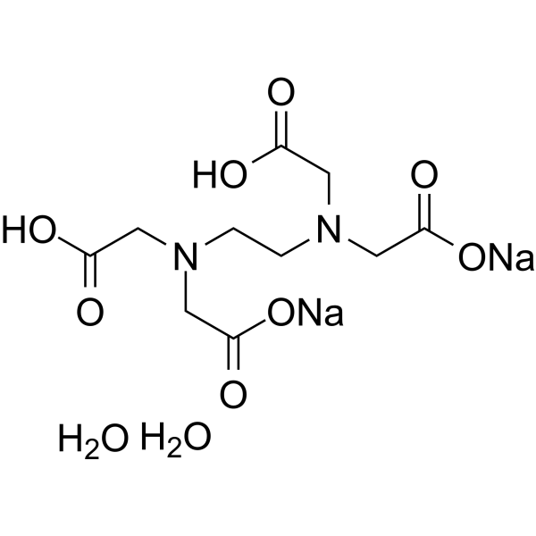 Ethylenediaminetetraacetic acid disodium dihydrate Chemical Structure