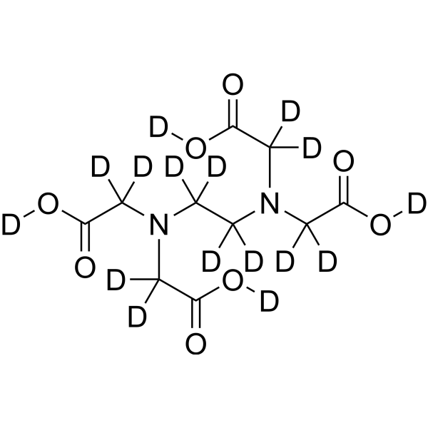Ethylenediaminetetraacetic acid-d<sub>16</sub> Chemical Structure