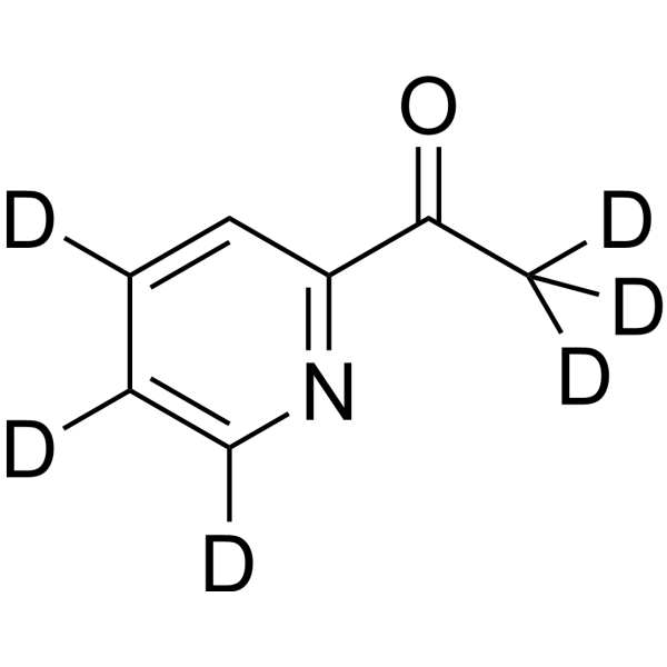 1-(Pyridin-2-yl)ethan-1-one-d<sub>6</sub> Chemical Structure