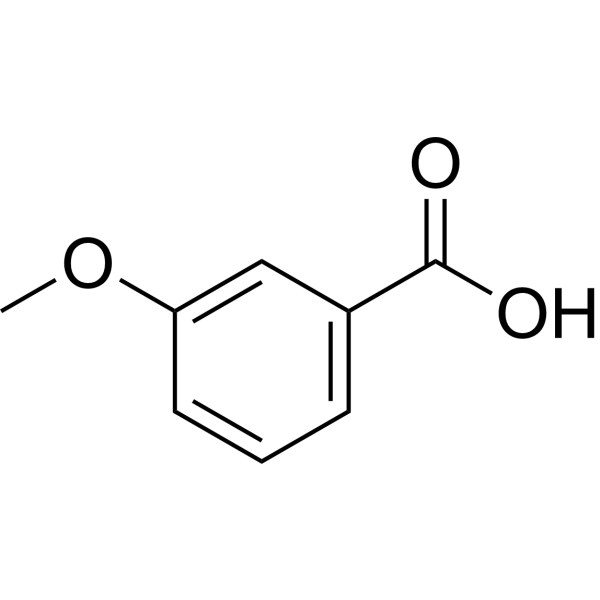 3-Methoxybenzoic acid Chemical Structure