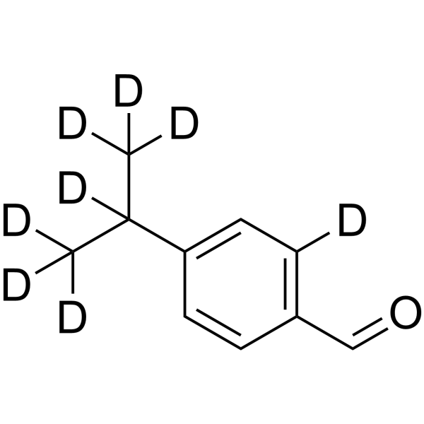 Cuminaldehyde-d<sub>8</sub> Chemical Structure