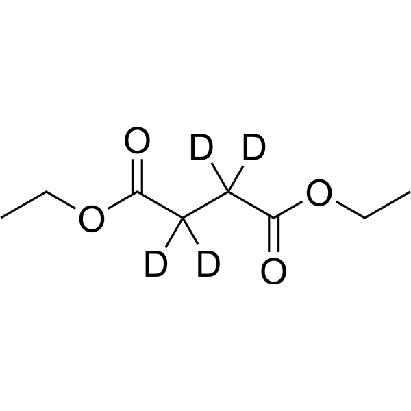 Diethyl succinate-d<sub>4</sub> Chemical Structure